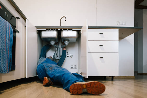 Professional Plumbing technician working in Smock, PA